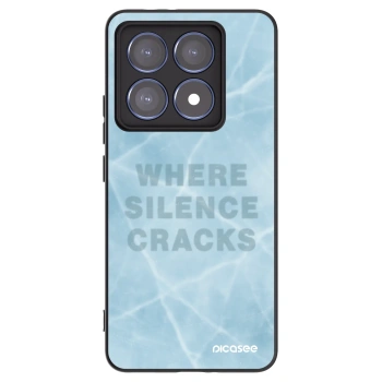 Picasee silikonowe czarne etui na Xiaomi 14T Pro - SILENCE