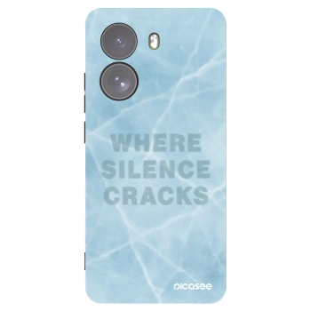 Picasee silikonowe czarne etui na Xiaomi Poco X7 - SILENCE