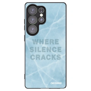 Picasee silikonowe czarne etui na Samsung Galaxy S25 Ultra 5G - SILENCE