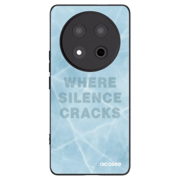 Picasee silikonowe czarne etui na Honor Magic7 Lite 5G - SILENCE