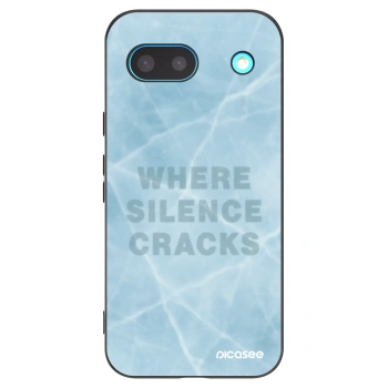 Picasee silikonowe czarne etui na Google Pixel 8a - SILENCE