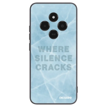 Picasee silikonowe czarne etui na Xiaomi Poco C75 - SILENCE