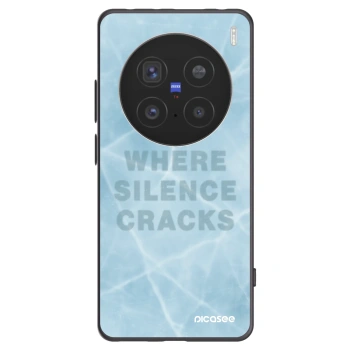 Picasee silikonowe czarne etui na Vivo X200 Pro - SILENCE