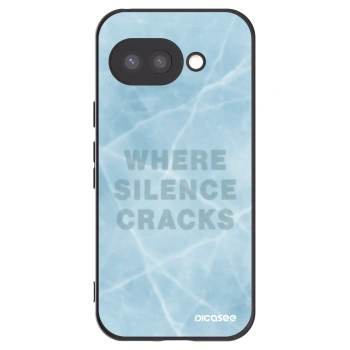 Picasee silikonowe czarne etui na Google Pixel 9a - SILENCE