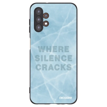 Picasee silikonowe czarne etui na Samsung Galaxy A13 5G - SILENCE
