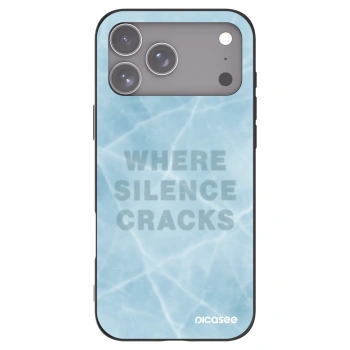 Picasee silikonowe czarne etui na Apple iPhone 17 Pro Max - SILENCE