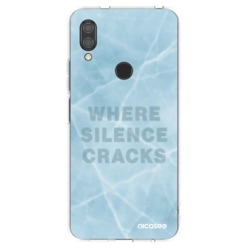 Picasee silikonowe przeźroczyste etui na Xiaomi Redmi 7 - SILENCE
