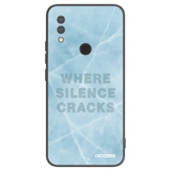 Picasee silikonowe czarne etui na Xiaomi Redmi 7 - SILENCE