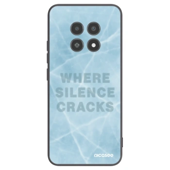 Picasee silikonowe czarne etui na Realme 12X - SILENCE