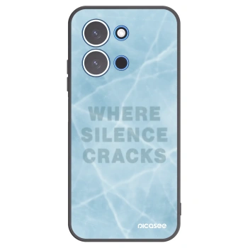 Picasee silikonowe czarne etui na Xiaomi Redmi 15C 4G - SILENCE