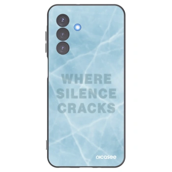 Picasee silikonowe czarne etui na Samsung Galaxy A17 5G - SILENCE