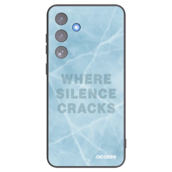 Picasee silikonowe czarne etui na Samsung Galaxy S25 FE 5G - SILENCE