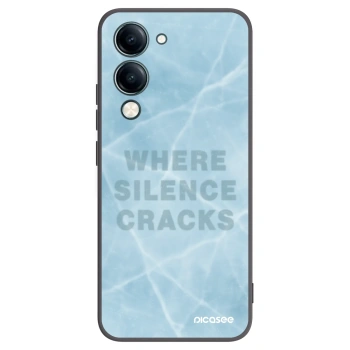 Picasee silikonowe czarne etui na Vivo Y29s 5G - SILENCE