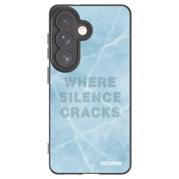 Picasee silikonowe czarne etui na Samsung Galaxy S26 - SILENCE