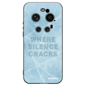 Picasee silikonowe czarne etui na Xiaomi 17 Ultra - SILENCE