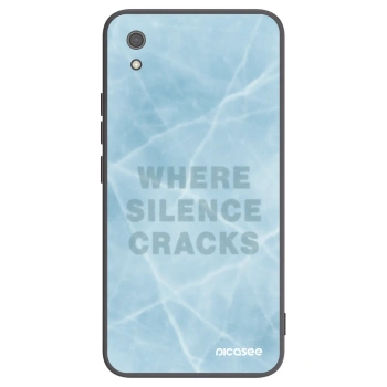 Picasee silikonowe czarne etui na Xiaomi Redmi 7A - SILENCE