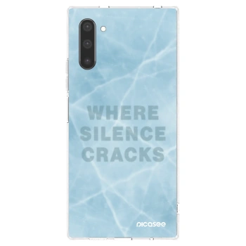 Picasee silikonowe przeźroczyste etui na Samsung Galaxy Note 10 N970F - SILENCE