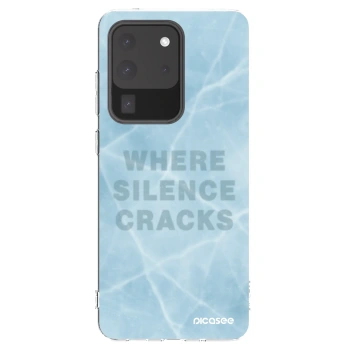 Picasee silikonowe przeźroczyste etui na Samsung Galaxy S20 Ultra 5G G988F - SILENCE