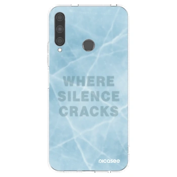 Picasee silikonowe przeźroczyste etui na Huawei P40 Lite E - SILENCE