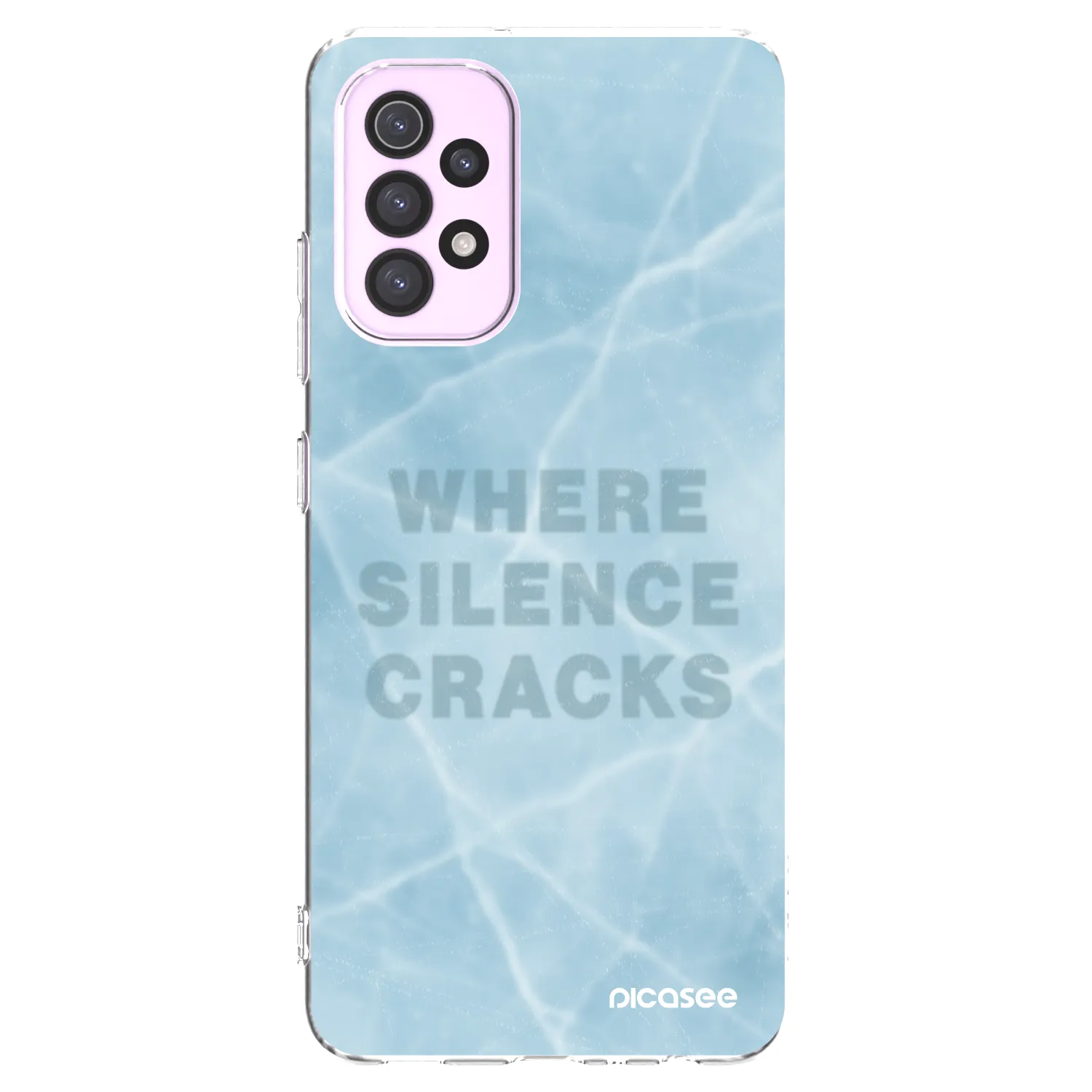Picasee silikonowe przeźroczyste etui na Samsung Galaxy A32 5G A326B - SILENCE