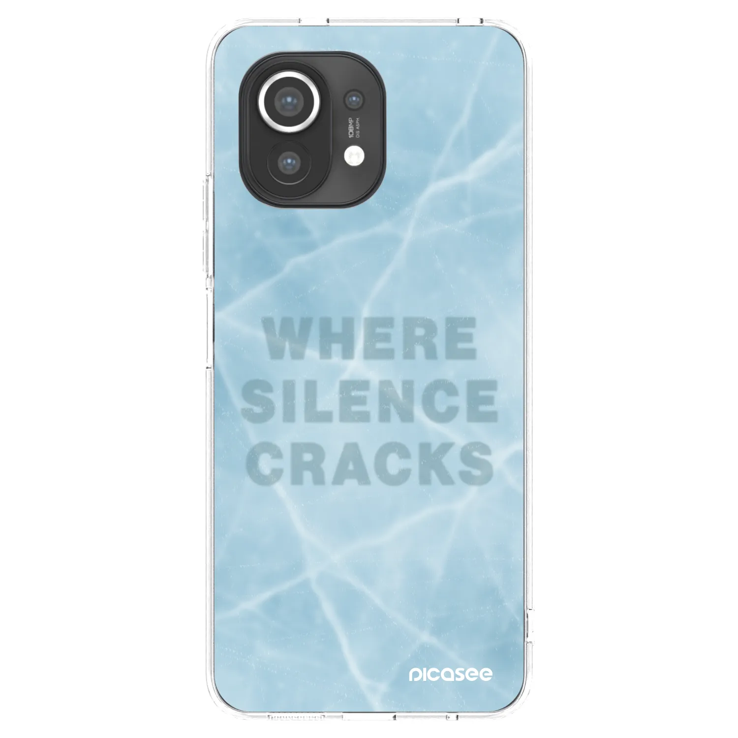 Picasee silikonowe przeźroczyste etui na Xiaomi Mi 11 - SILENCE