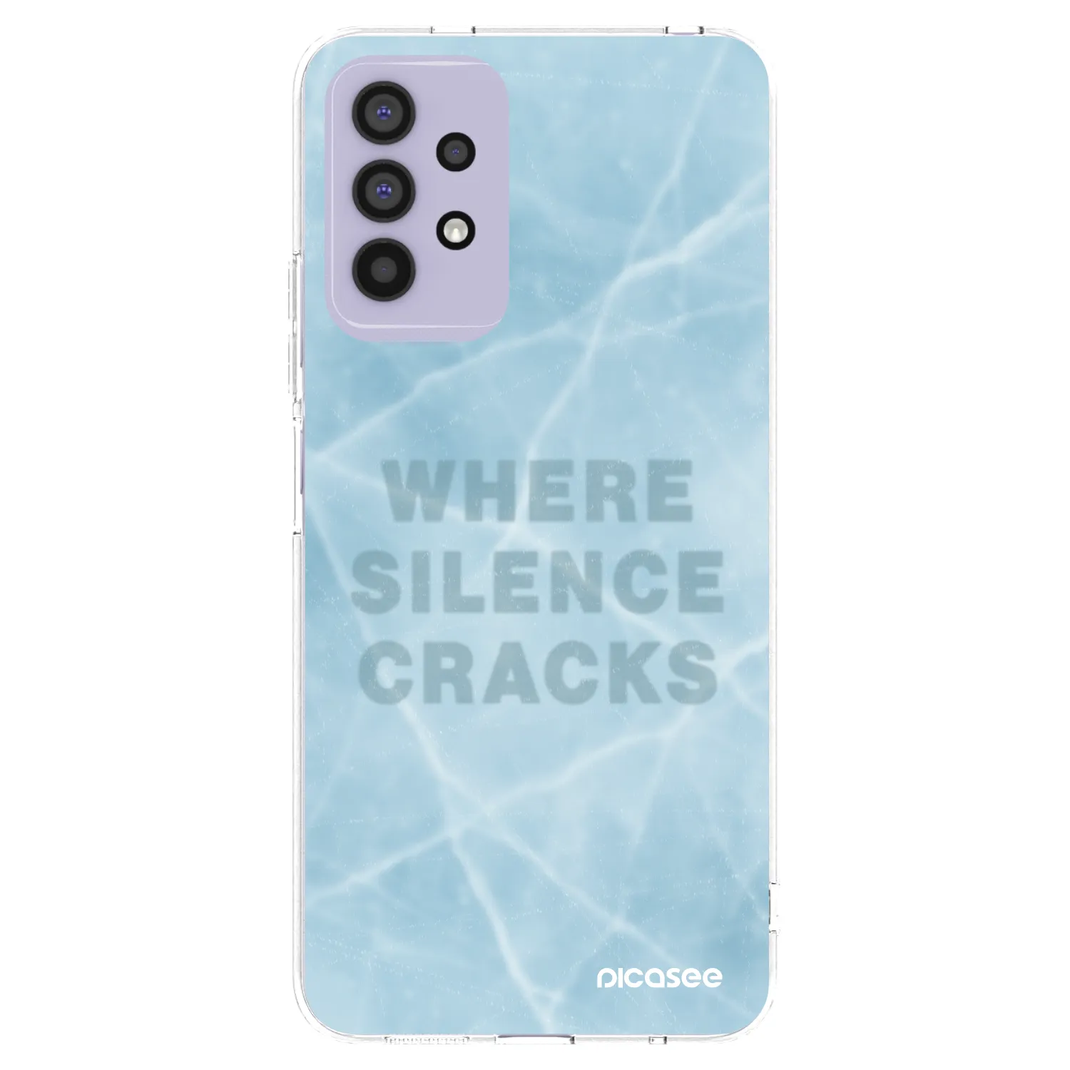 Picasee silikonowe przeźroczyste etui na Samsung Galaxy A32 4G SM-A325F - SILENCE