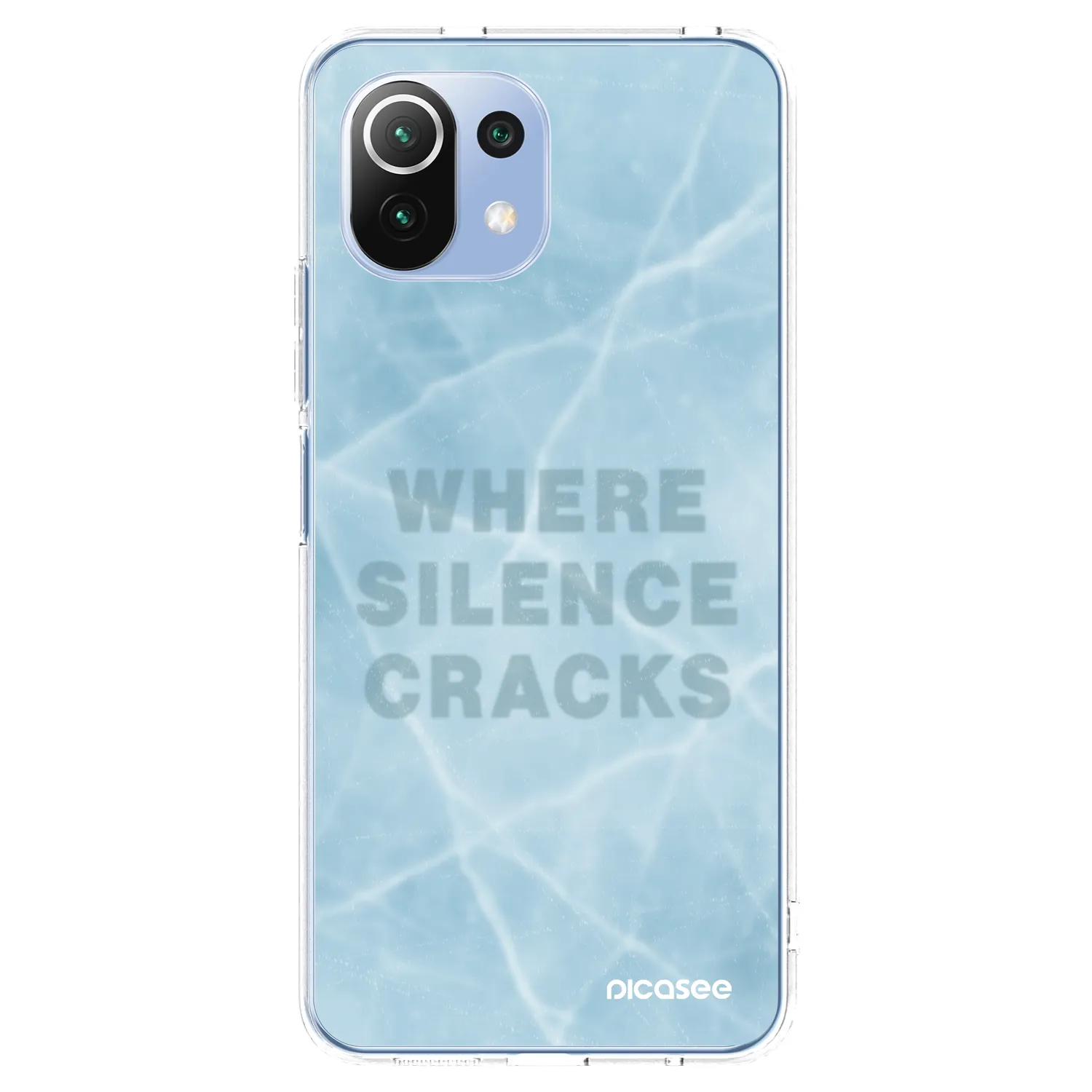Picasee silikonowe przeźroczyste etui na Xiaomi 11 Lite 5G NE - SILENCE