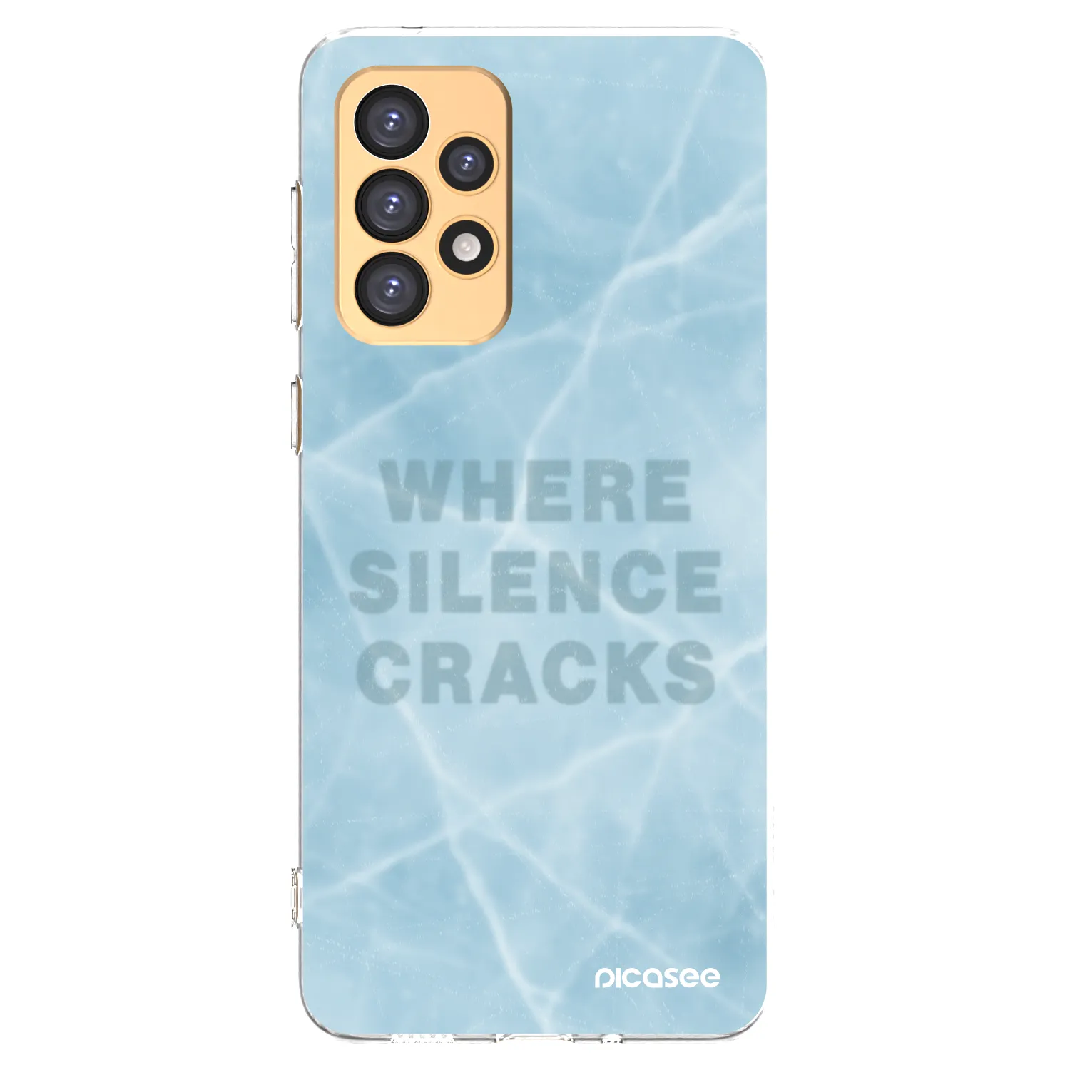 Picasee silikonowe przeźroczyste etui na Samsung Galaxy A33 5G A336 - SILENCE