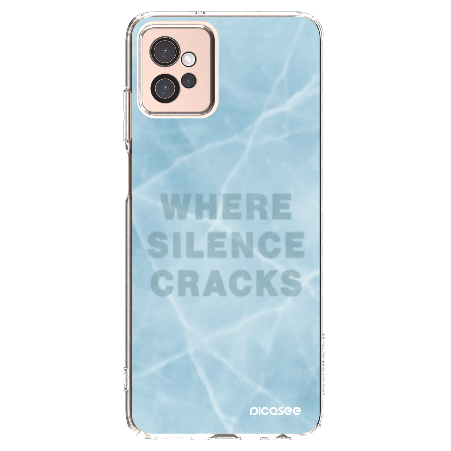 Picasee silikonowe przeźroczyste etui na Motorola Moto G32 - SILENCE