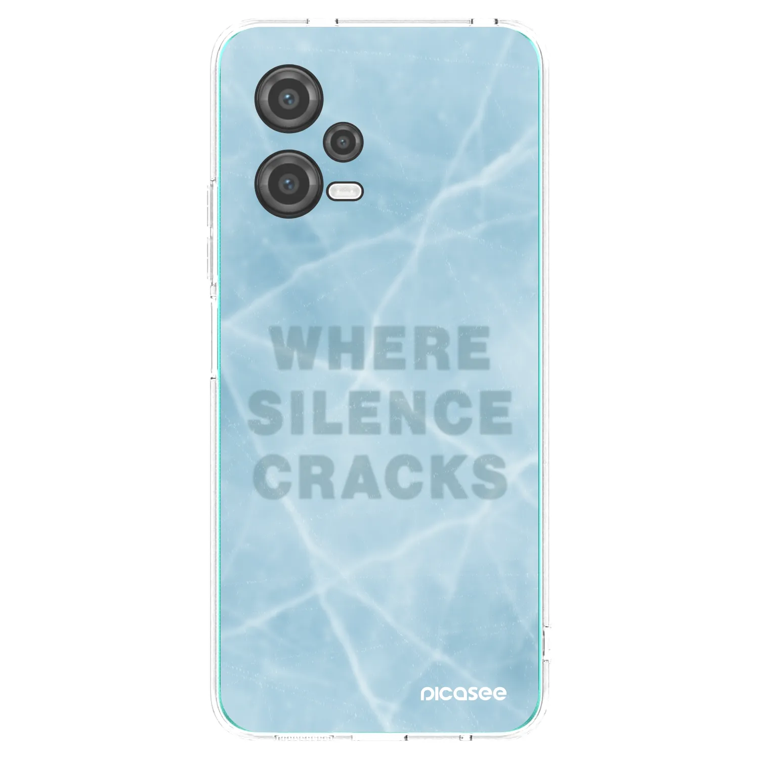 Picasee silikonowe przeźroczyste etui na Xiaomi Poco X5 - SILENCE