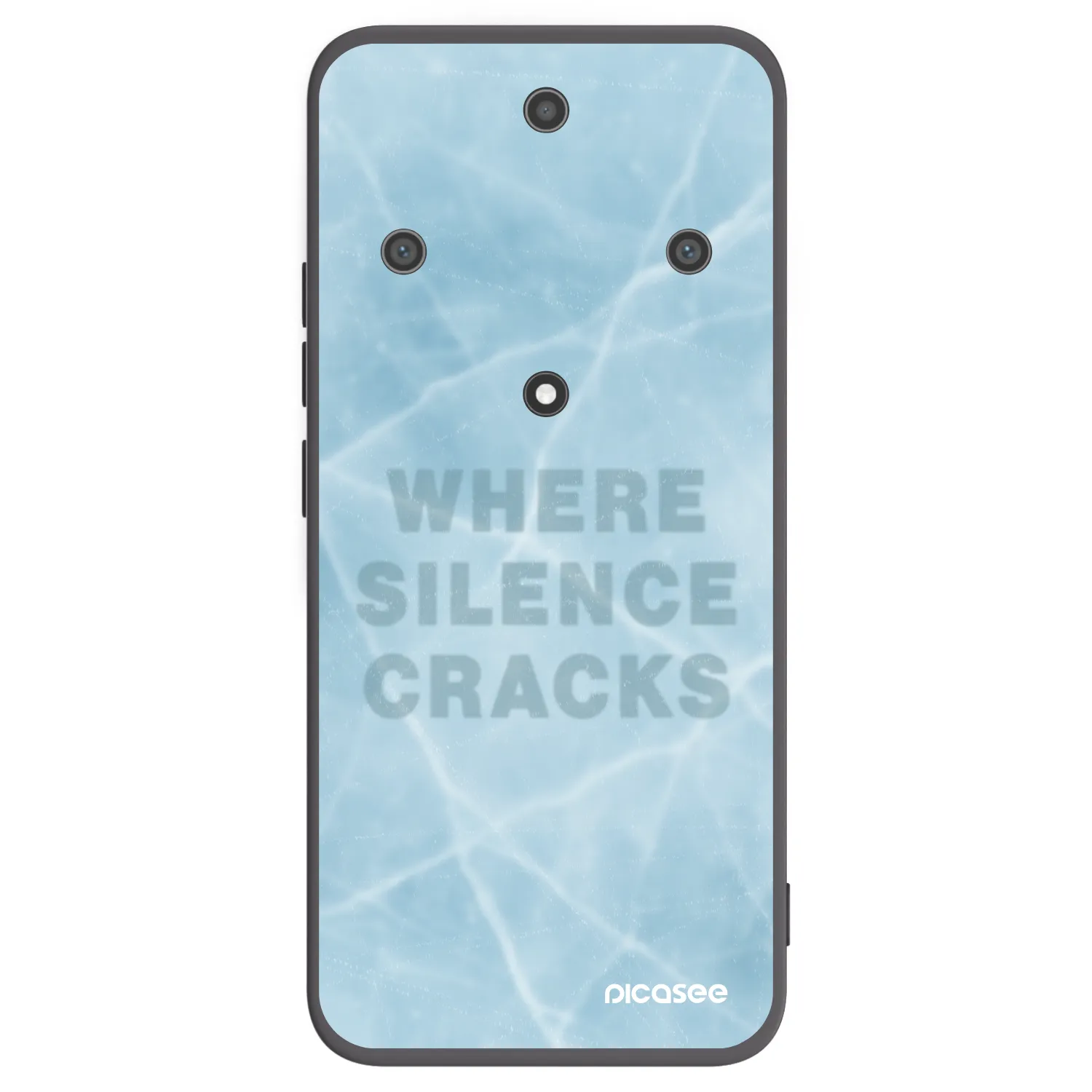 Picasee silikonowe czarne etui na Honor Magic5 Lite 5G - SILENCE