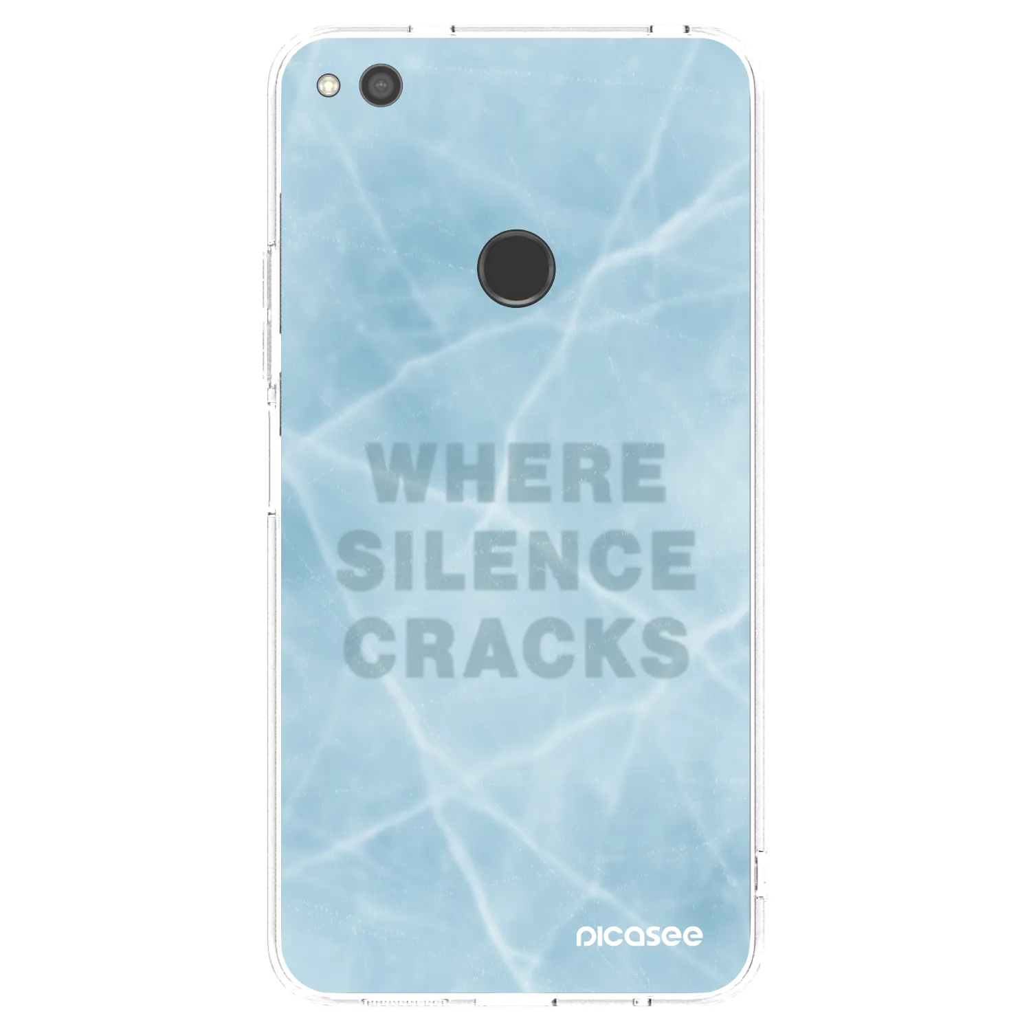 Picasee silikonowe przeźroczyste etui na Huawei P9 Lite 2017 - SILENCE