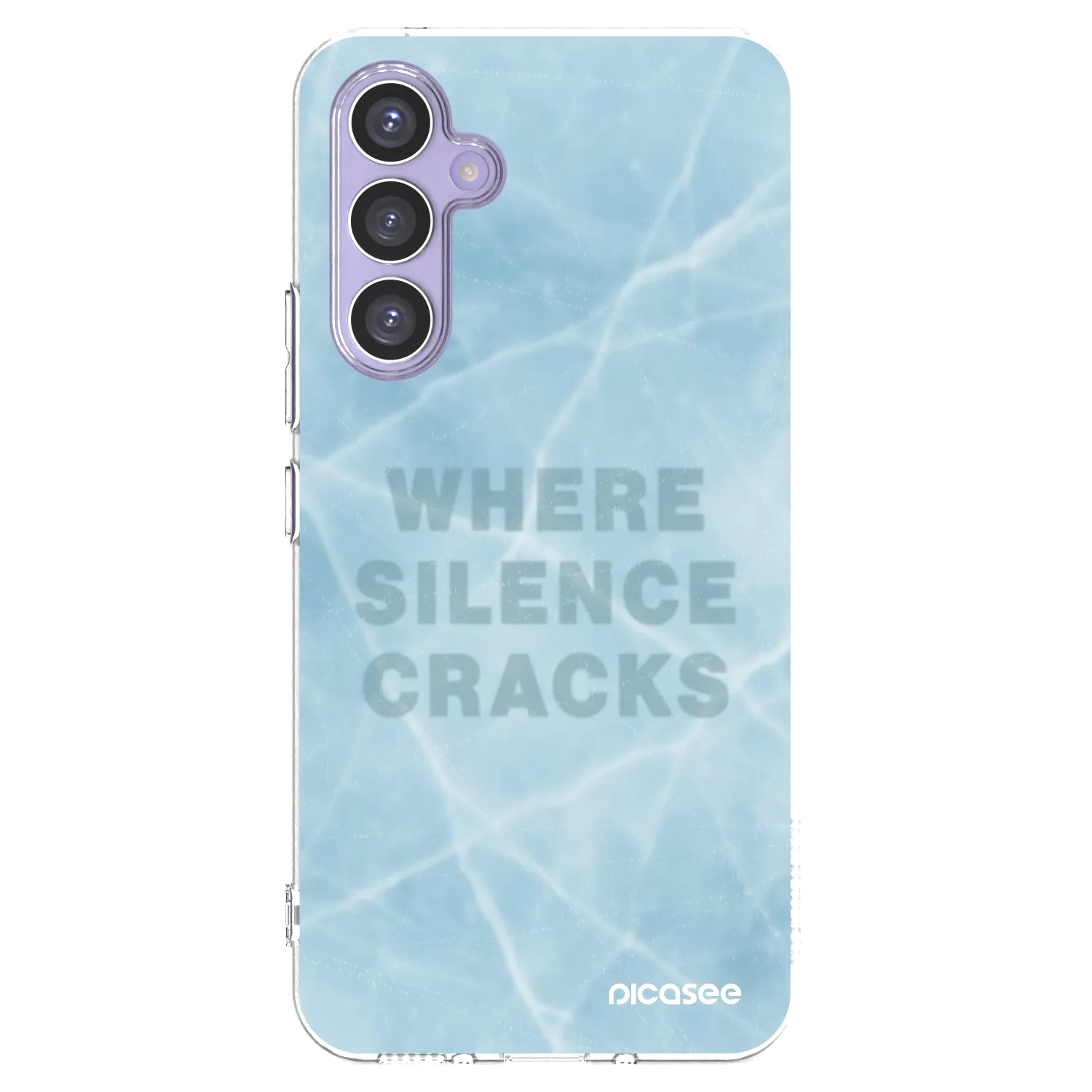 Picasee silikonowe przeźroczyste etui na Samsung Galaxy A54 5G A546B - SILENCE
