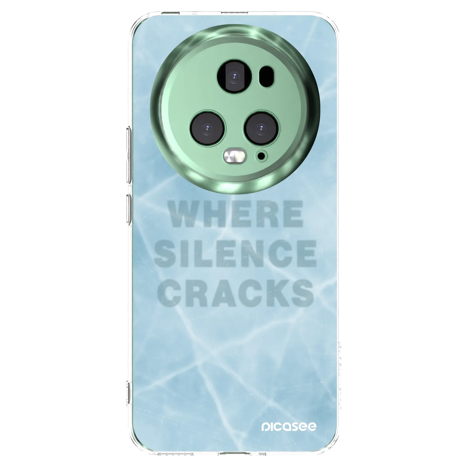 Picasee silikonowe przeźroczyste etui na Honor Magic5 Pro - SILENCE