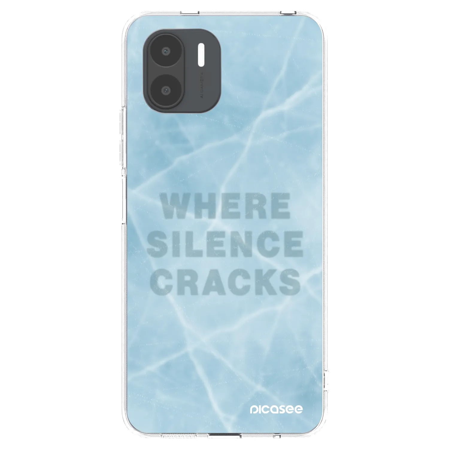 Picasee silikonowe przeźroczyste etui na Xiaomi Redmi A2 - SILENCE