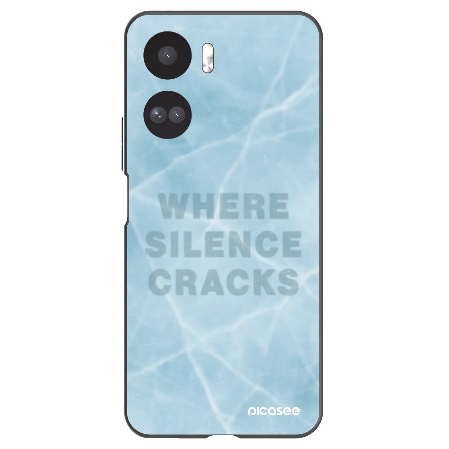 Picasee silikonowe czarne etui na Honor 90 Lite 5G - SILENCE