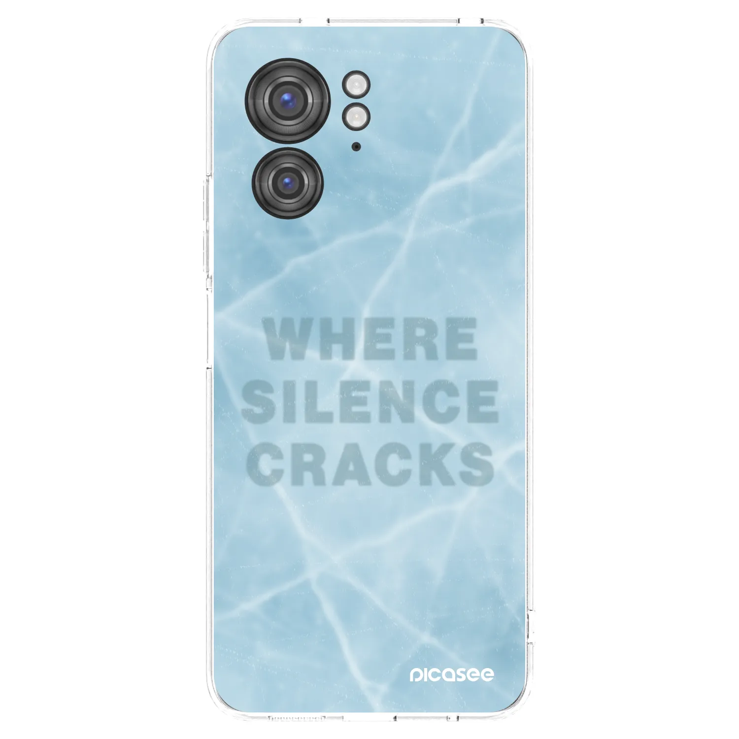 Picasee silikonowe przeźroczyste etui na Motorola Edge 40 - SILENCE