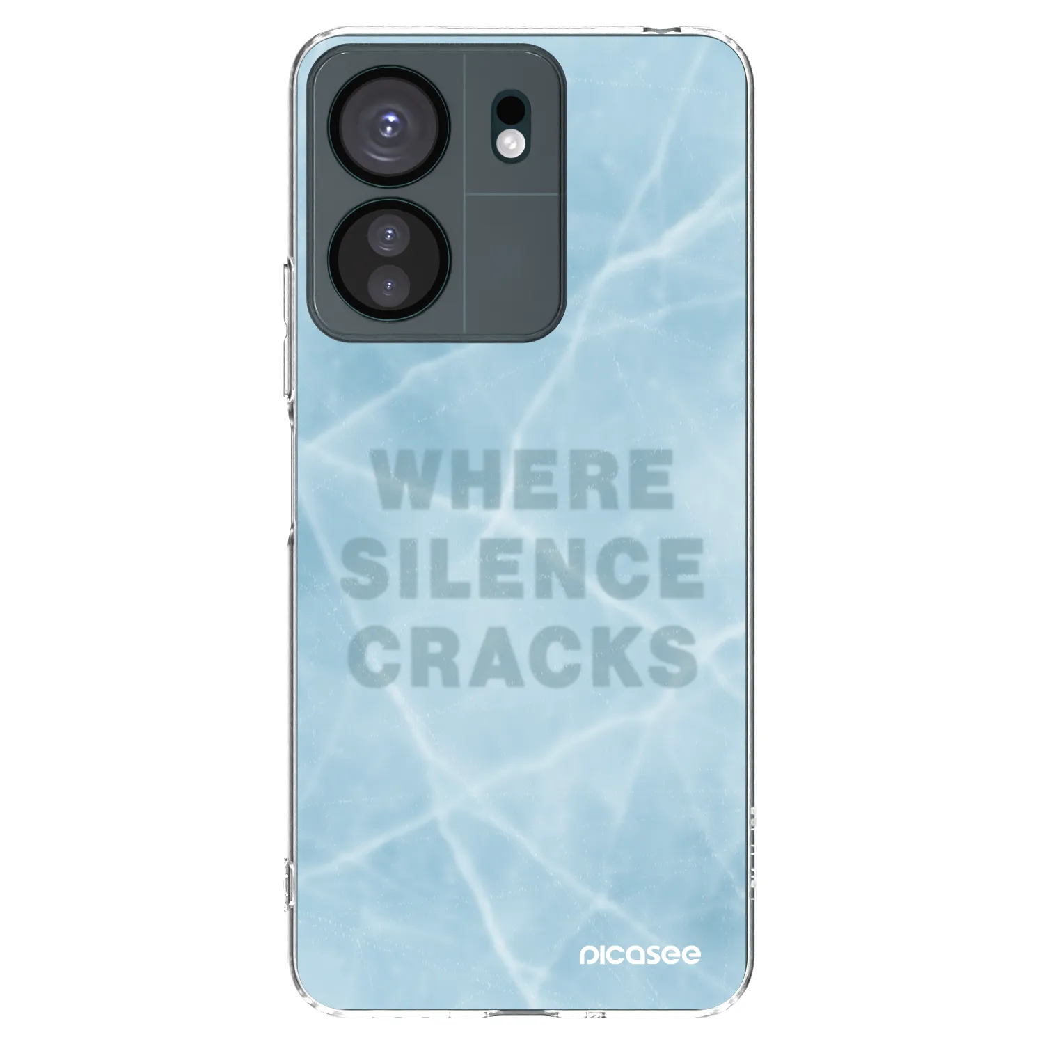 Picasee silikonowe przeźroczyste etui na Xiaomi Redmi 13C 4G - SILENCE