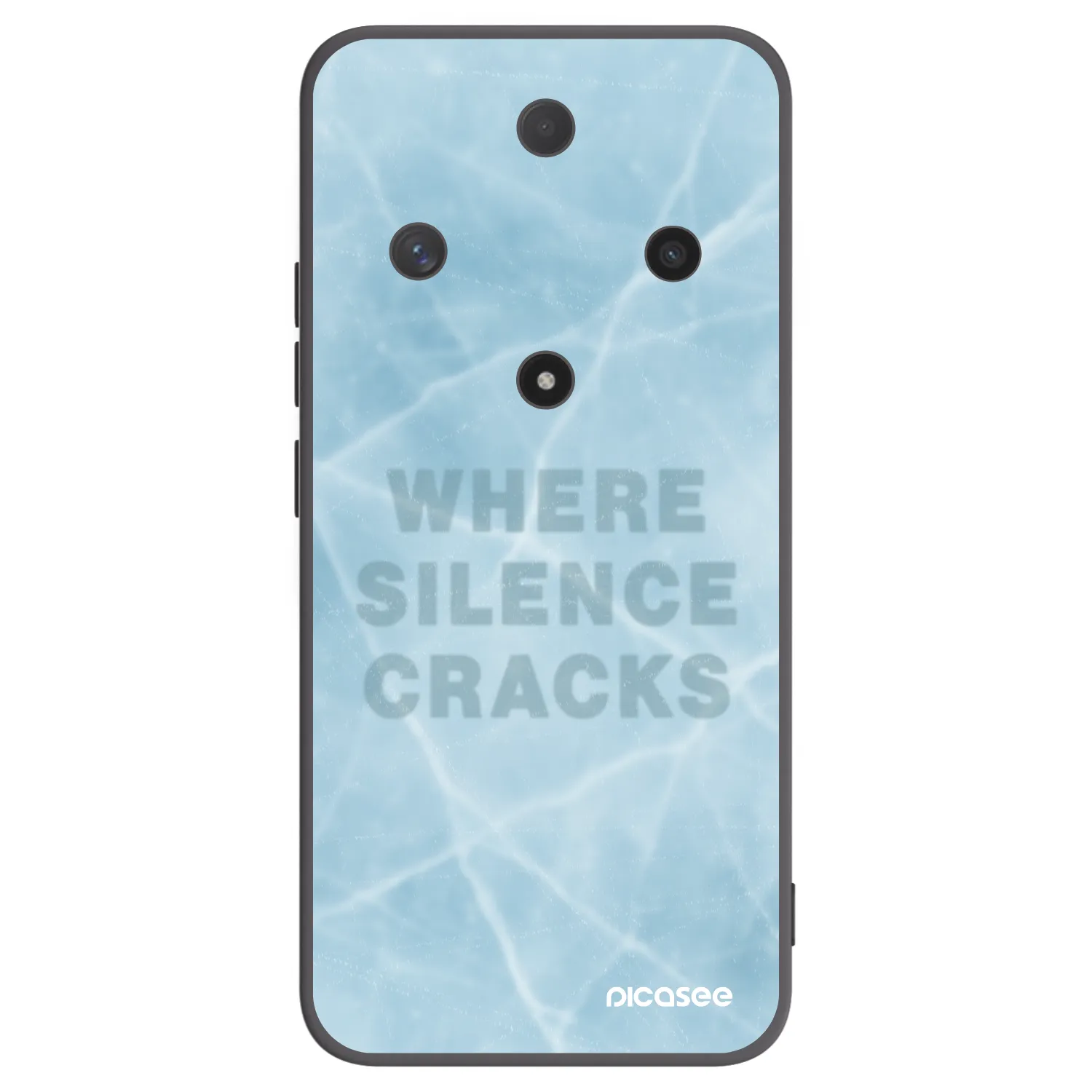 Picasee silikonowe czarne etui na Honor Magic6 Lite 5G - SILENCE