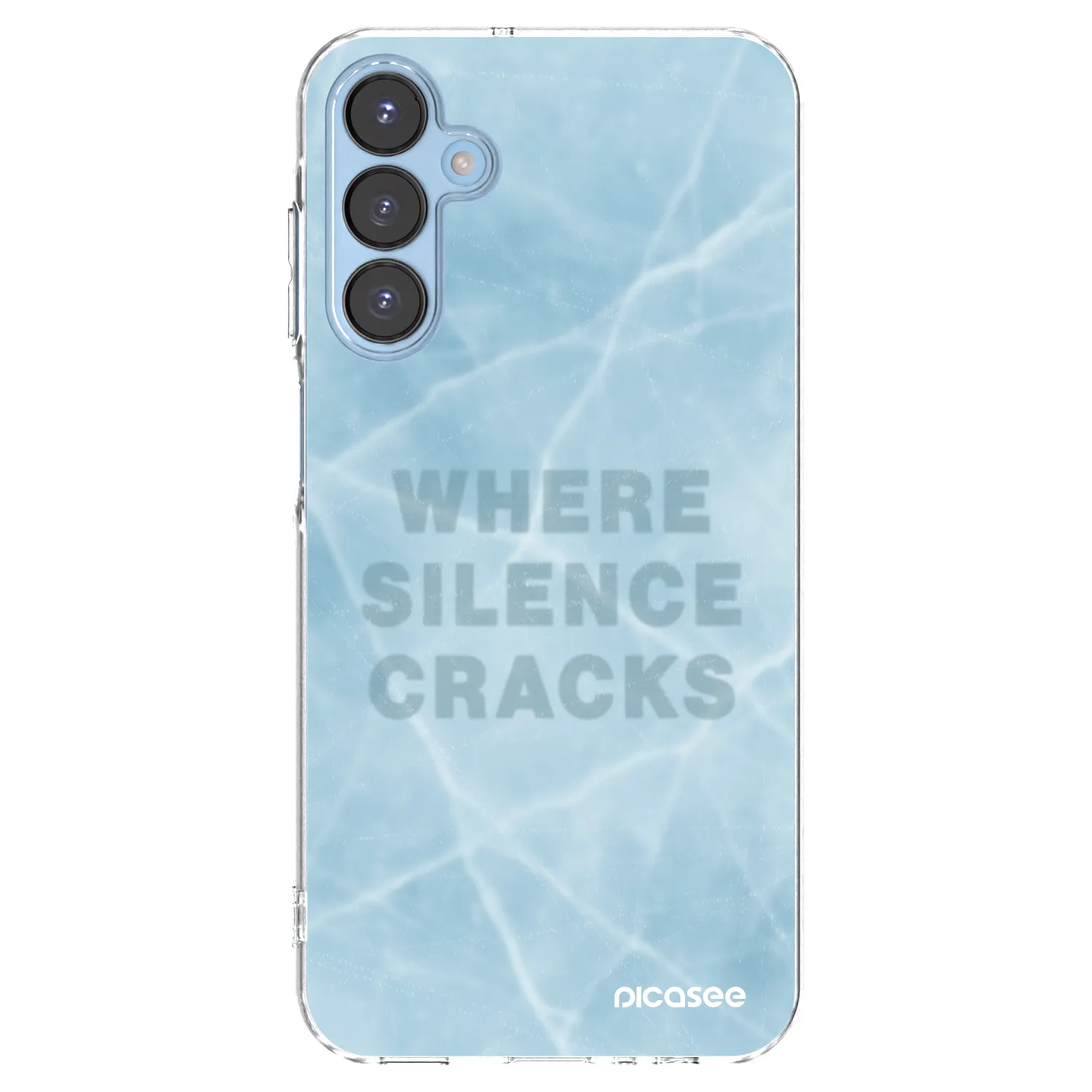 Picasee silikonowe przeźroczyste etui na Samsung Galaxy A15 A156B 5G - SILENCE
