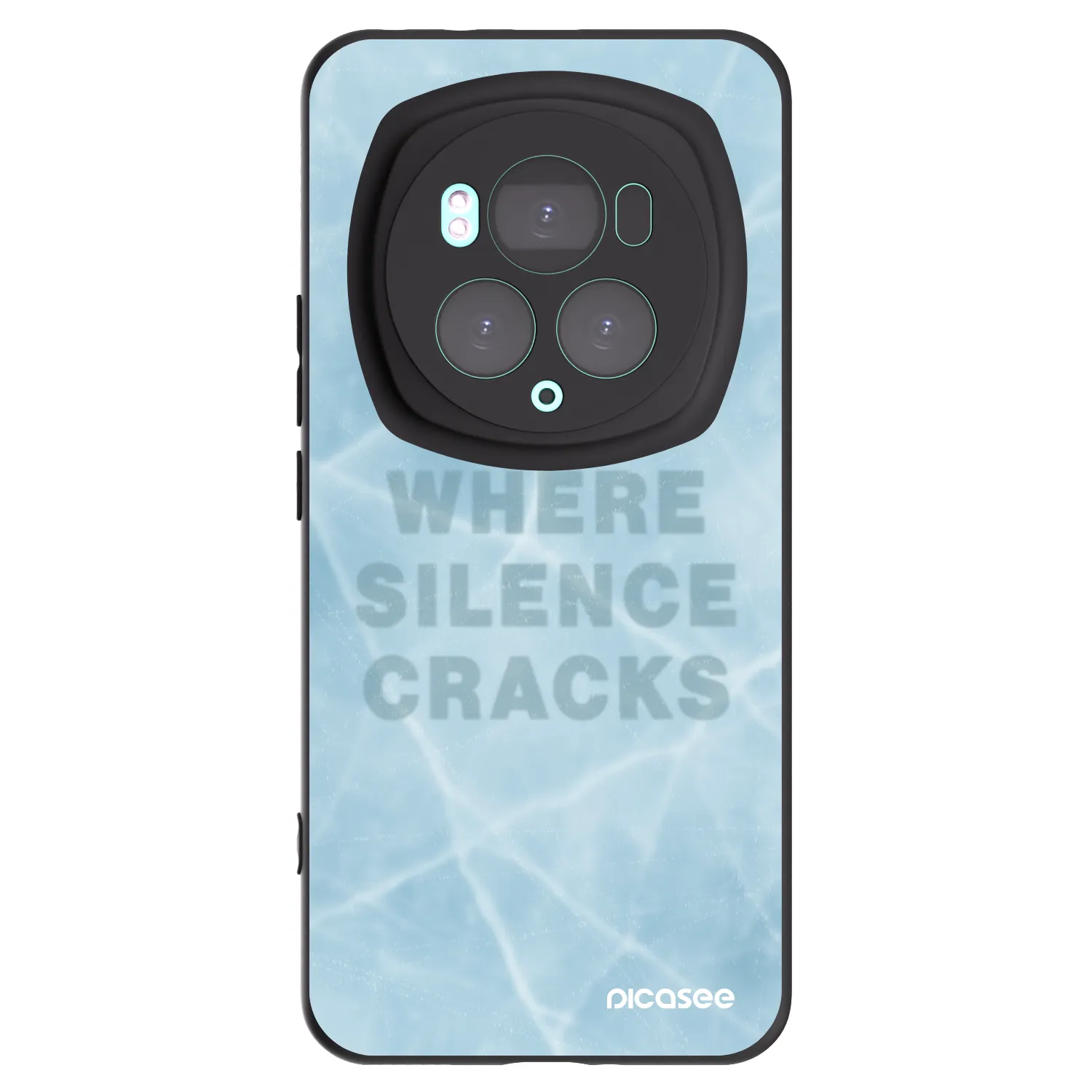 Picasee silikonowe czarne etui na Honor Magic6 Pro - SILENCE