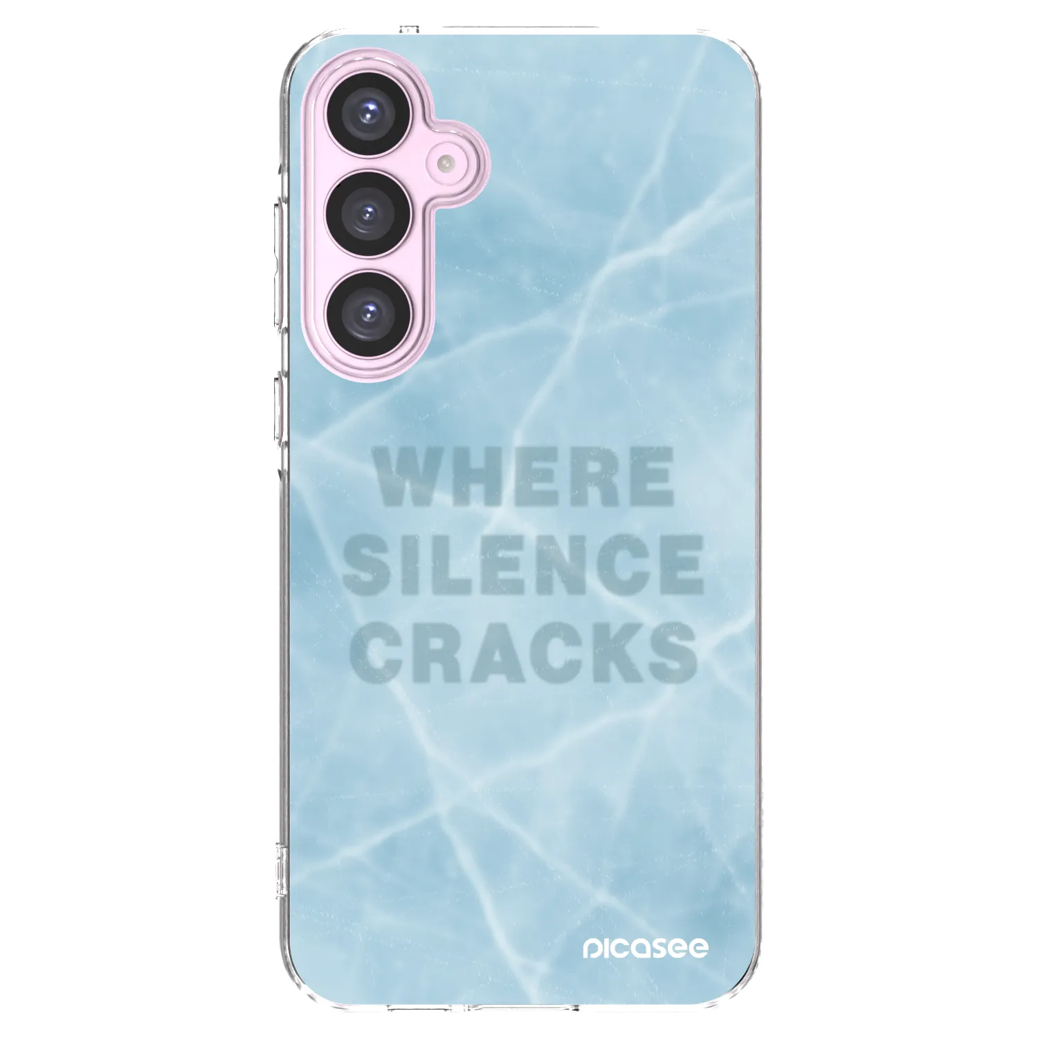 Picasee silikonowe przeźroczyste etui na Samsung Galaxy A55 5G A556B - SILENCE