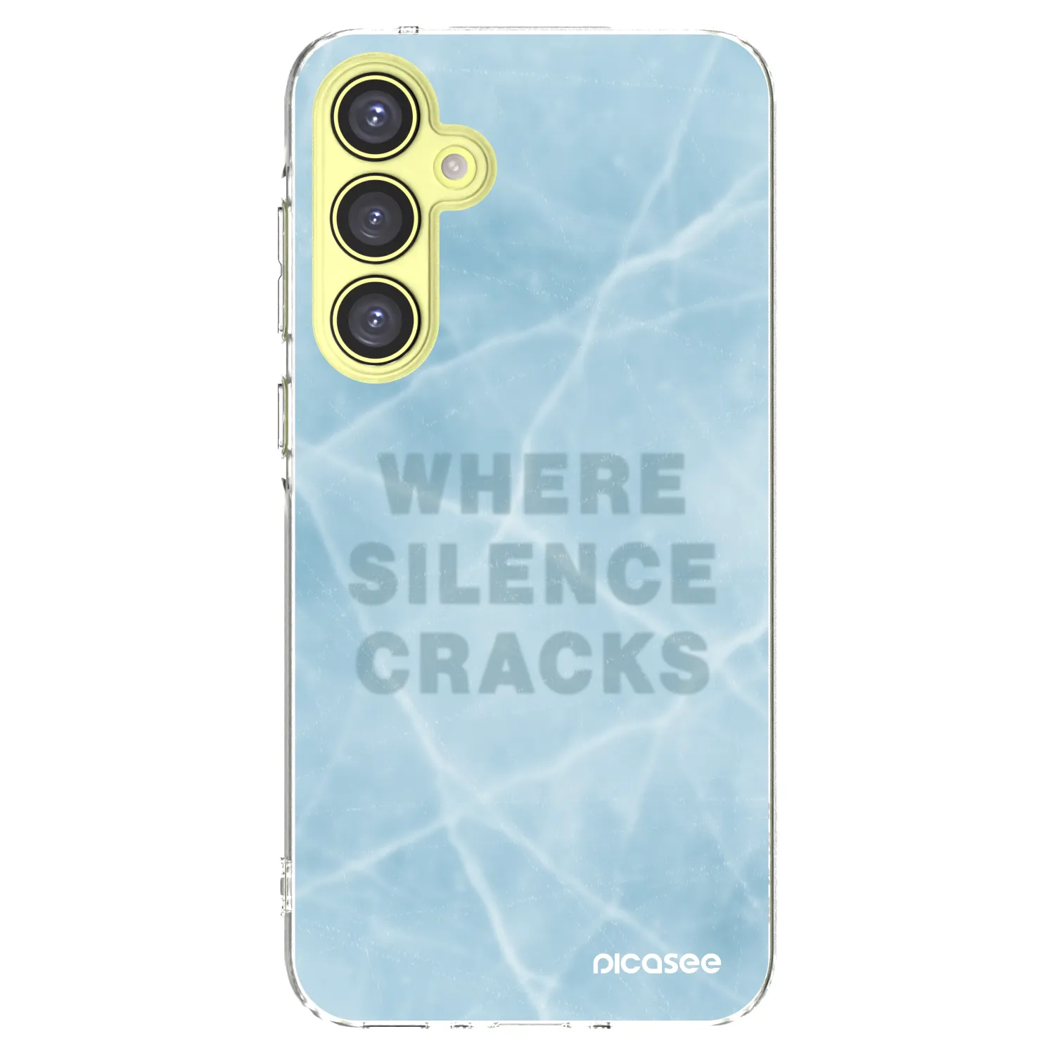 Picasee silikonowe przeźroczyste etui na Samsung Galaxy A35 5G A356B - SILENCE