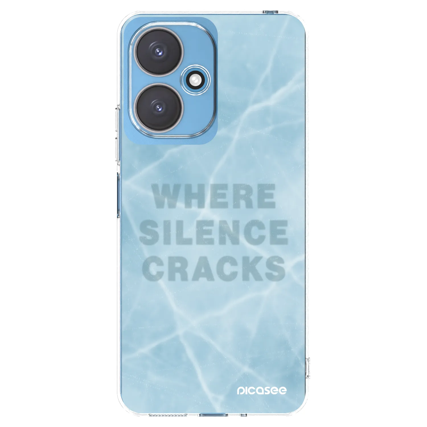 Picasee silikonowe przeźroczyste etui na Xiaomi Redmi 13C 5G - SILENCE