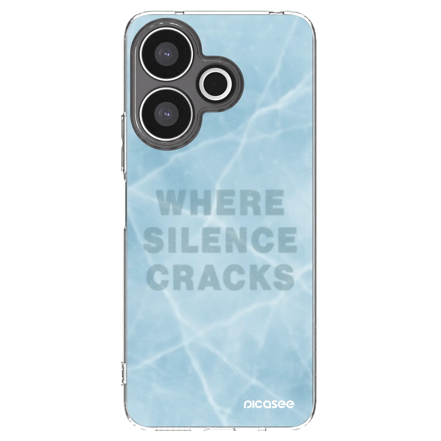Picasee silikonowe przeźroczyste etui na Xiaomi Redmi 13 4G - SILENCE