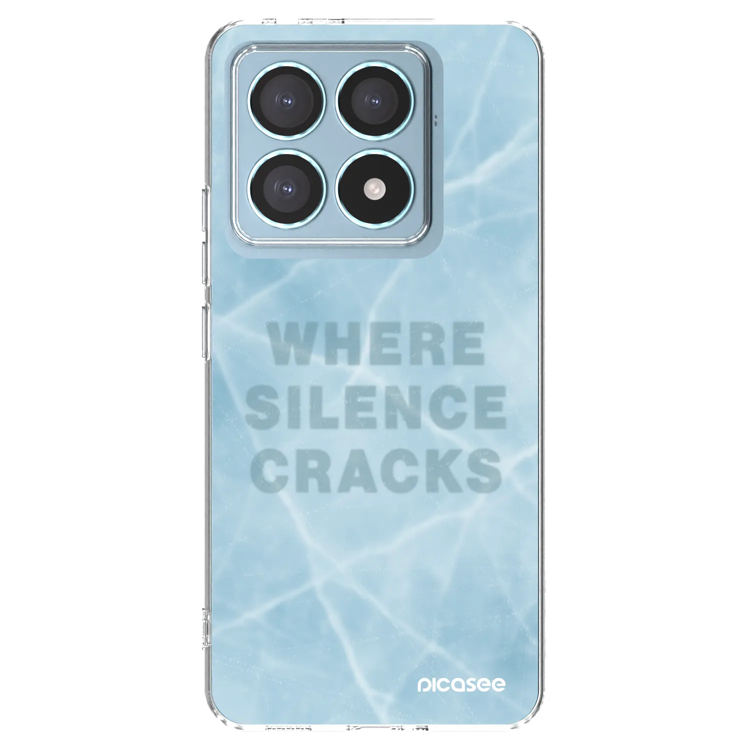 Picasee silikonowe przeźroczyste etui na Xiaomi 14T Pro - SILENCE