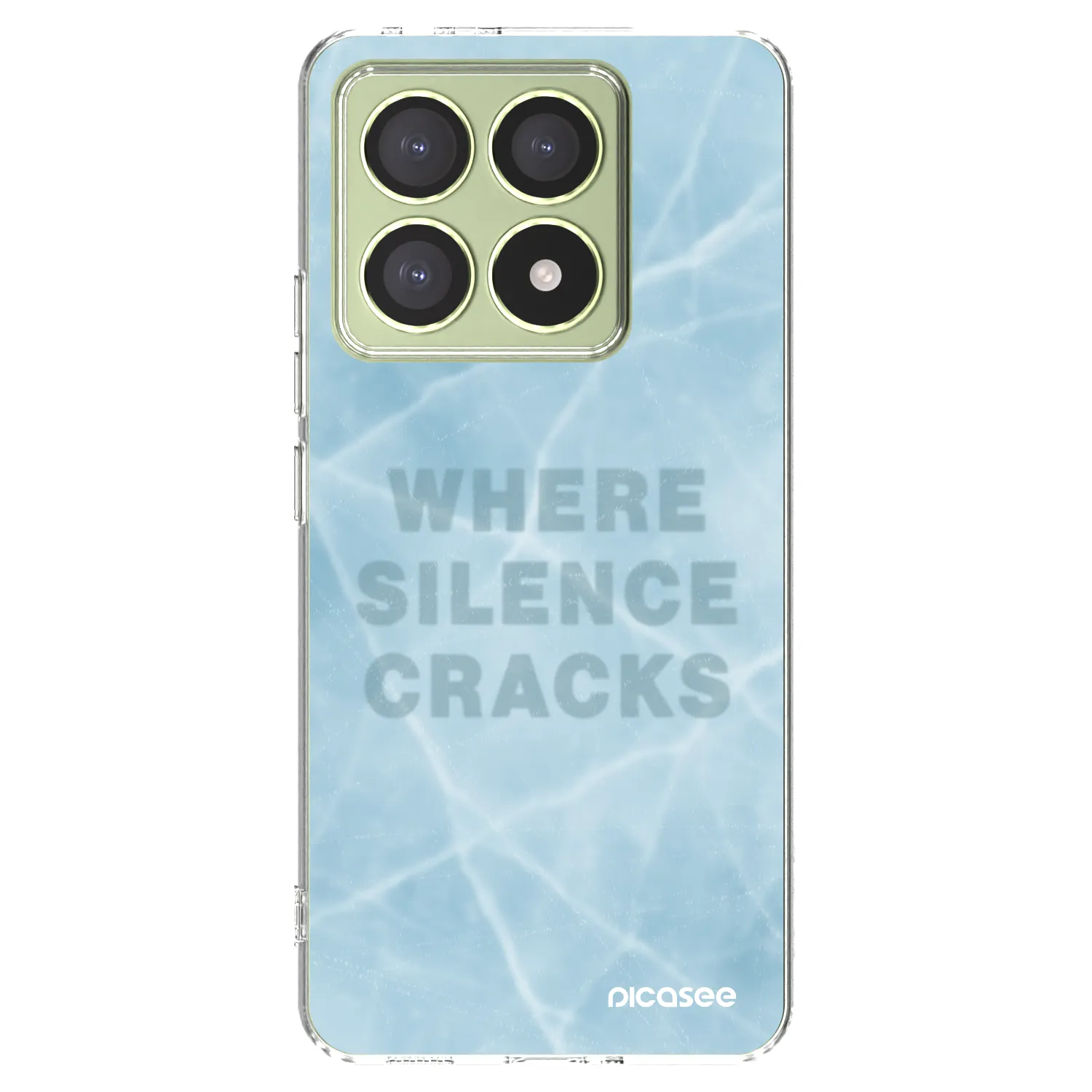 Picasee silikonowe przeźroczyste etui na Xiaomi 14T - SILENCE