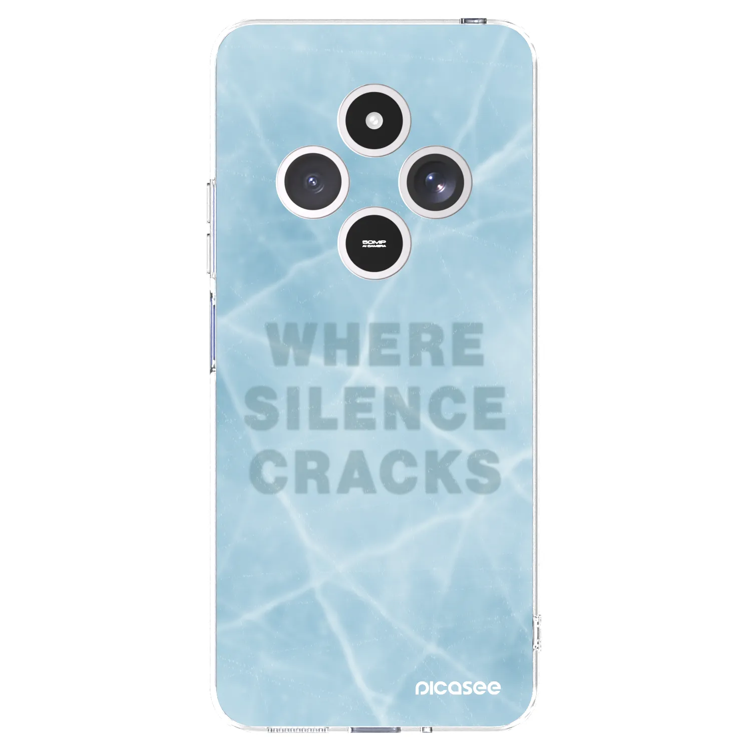 Picasee silikonowe przeźroczyste etui na Xiaomi Redmi 14C - SILENCE