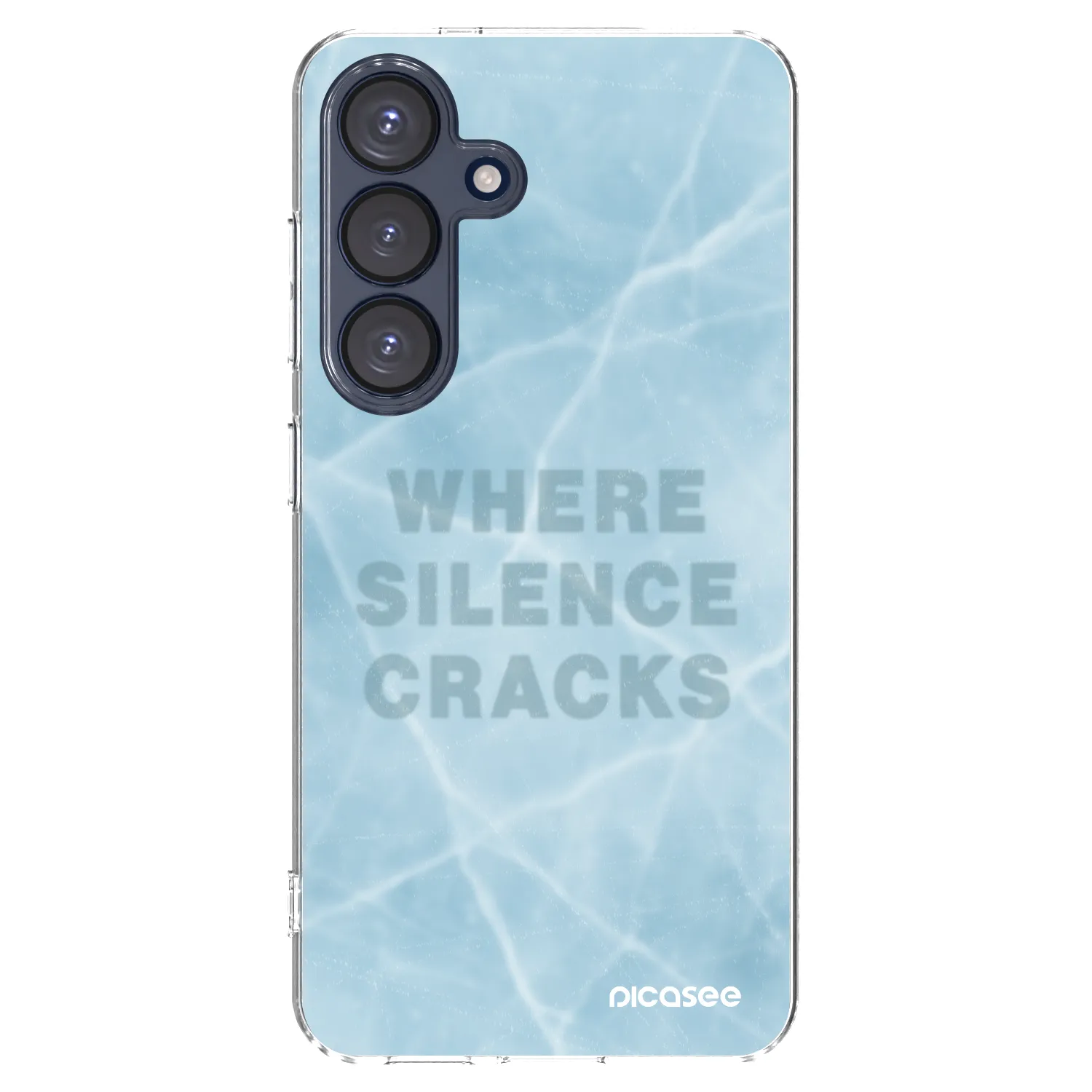 Picasee silikonowe przeźroczyste etui na Samsung Galaxy S25 5G - SILENCE