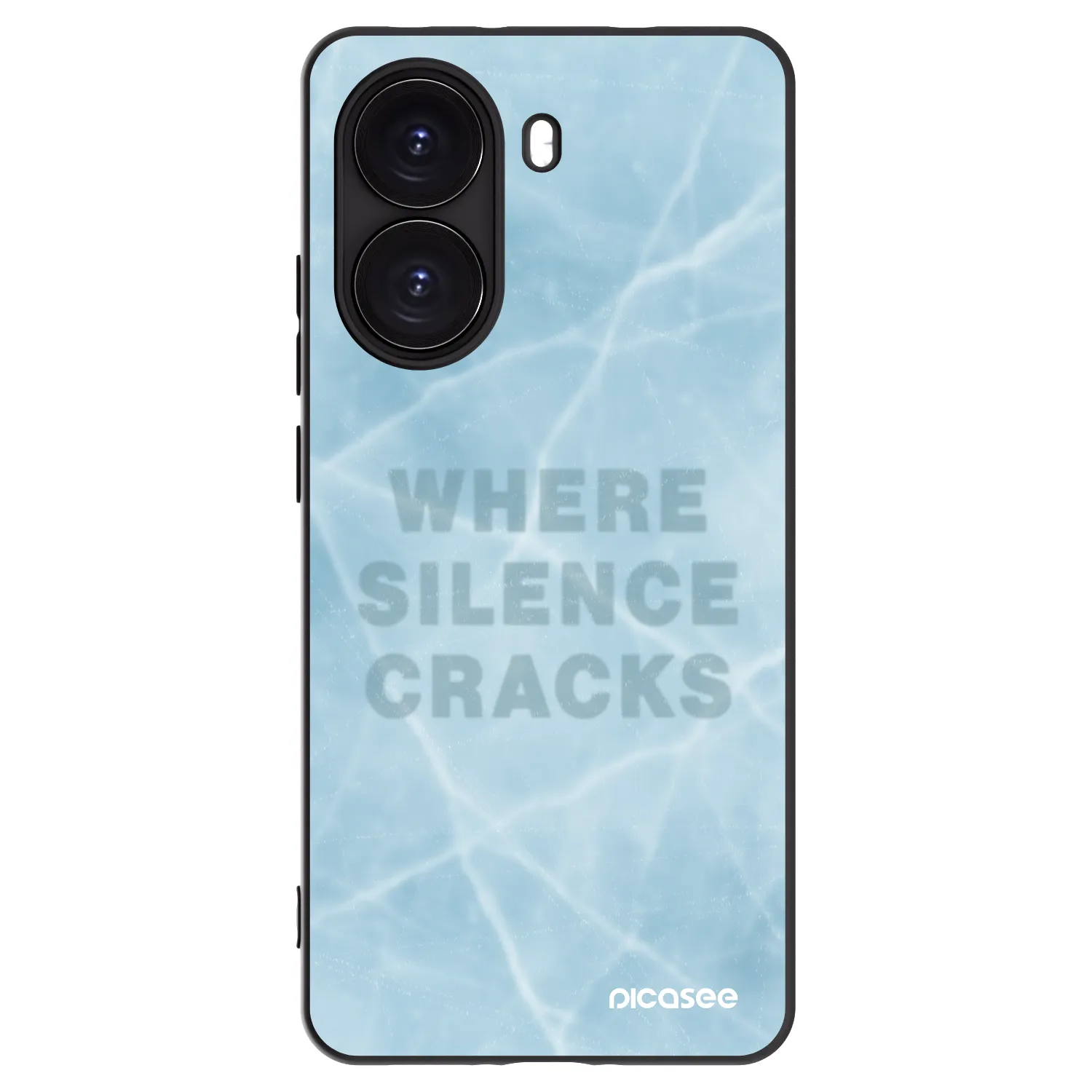 Picasee silikonowe czarne etui na Xiaomi Poco X7 Pro 5G - SILENCE